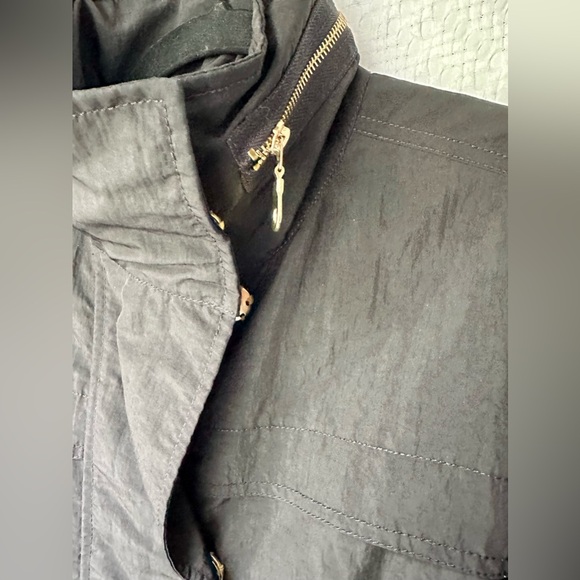 The Fillmore Crinkle Anorak Jacket in Black Size S - Picture 3 of 8